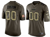 Nike Youth Green Bay Packers Customized Olive Camo Salute To Service Veterans Day Limited Jersey,baseball caps,new era cap wholesale,wholesale hats